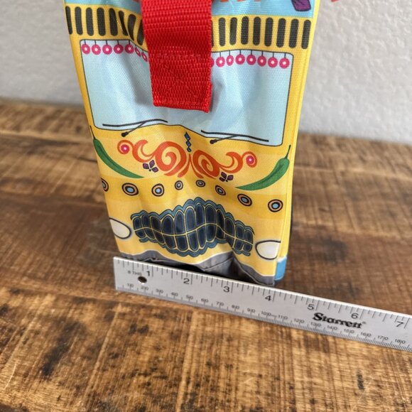 Big Mouth INC Lunch Box Tote Pail Taco Truck Yellow Tacotastic Shoulder Strap - Picture 7 of 11